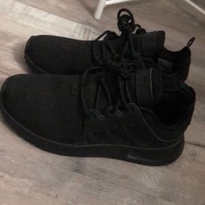 Black adidas shoes